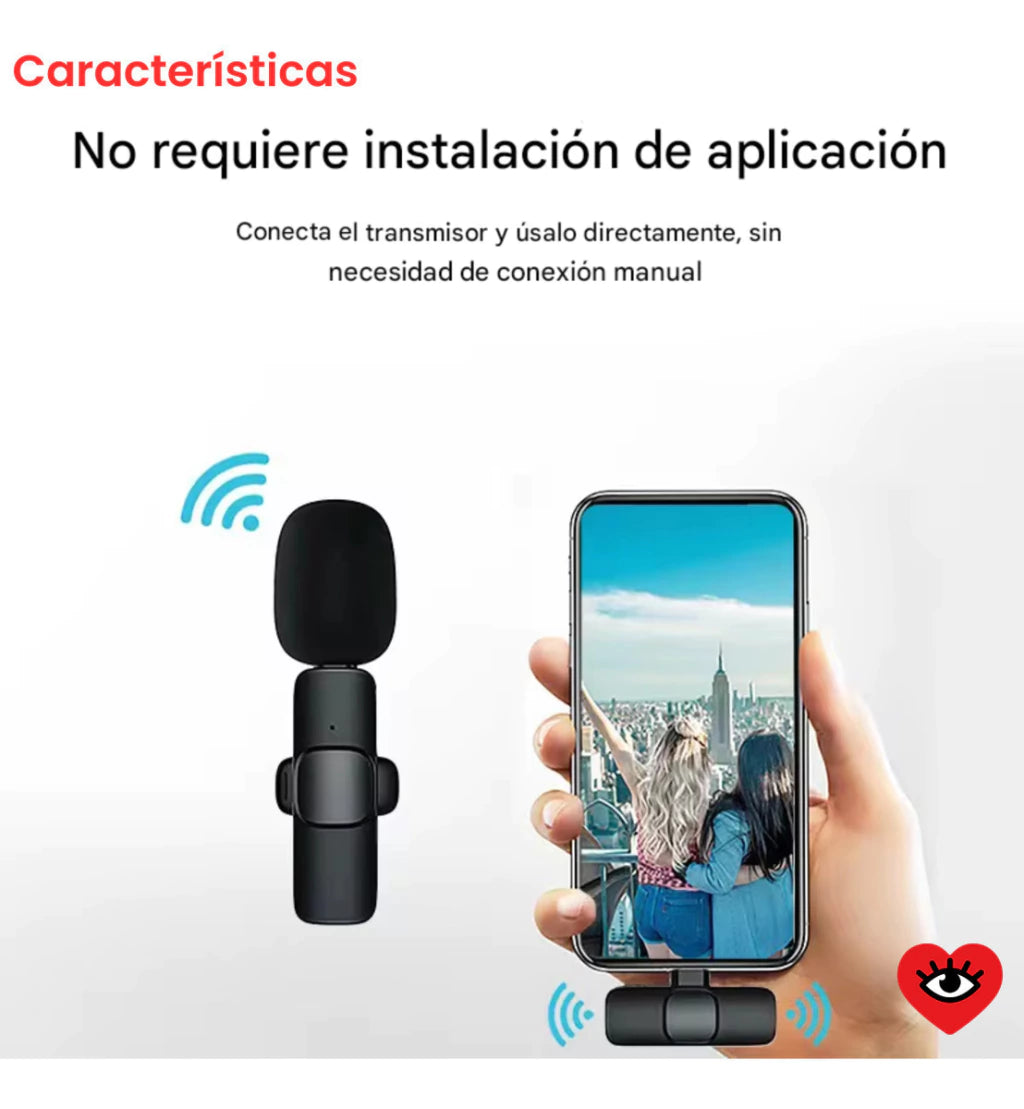 Microfono Inalambrico Corbatero X2 Profesional Usb Veoquiero