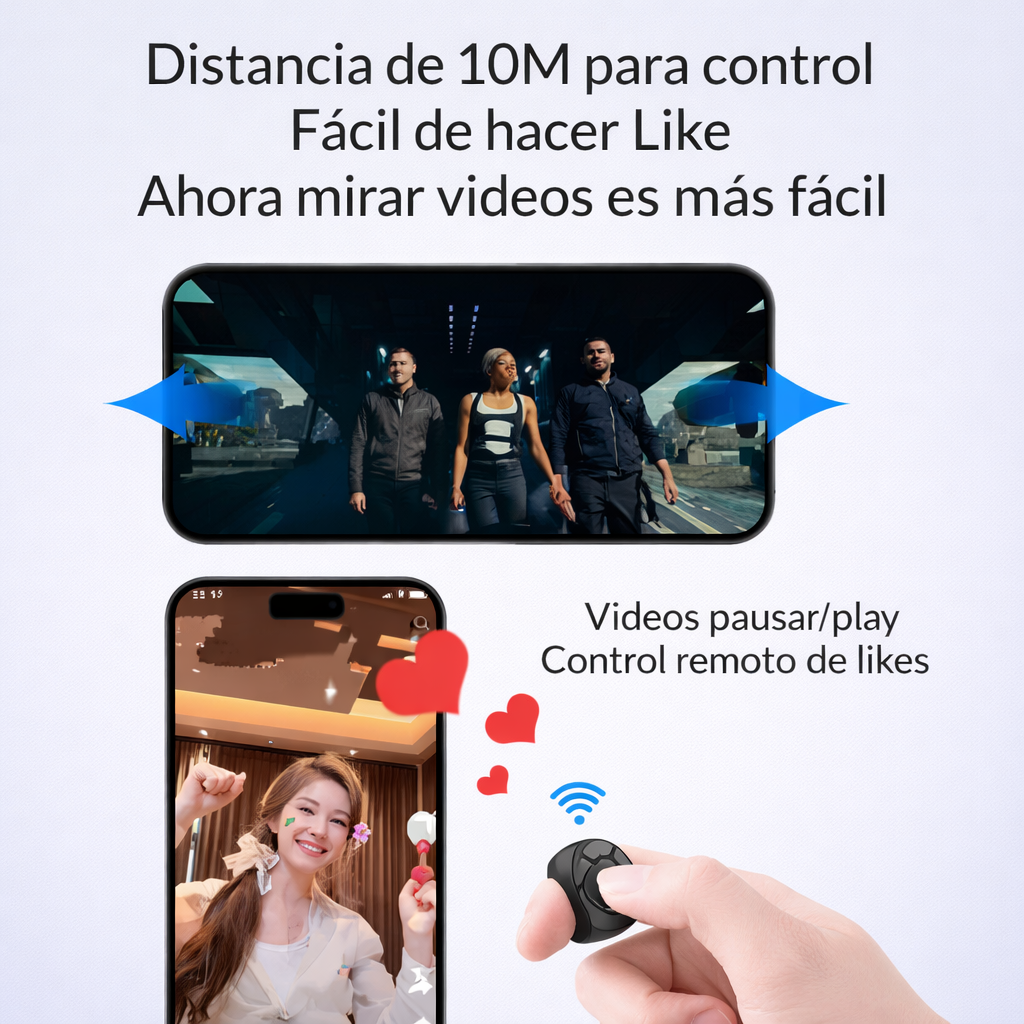 Anillo Bluetooth Celular Control Remoto Tik Tok