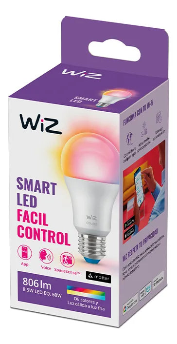 Lampara Led Inteligente Wiz Wifi Color E27 Foco Smart Rgb Rgb