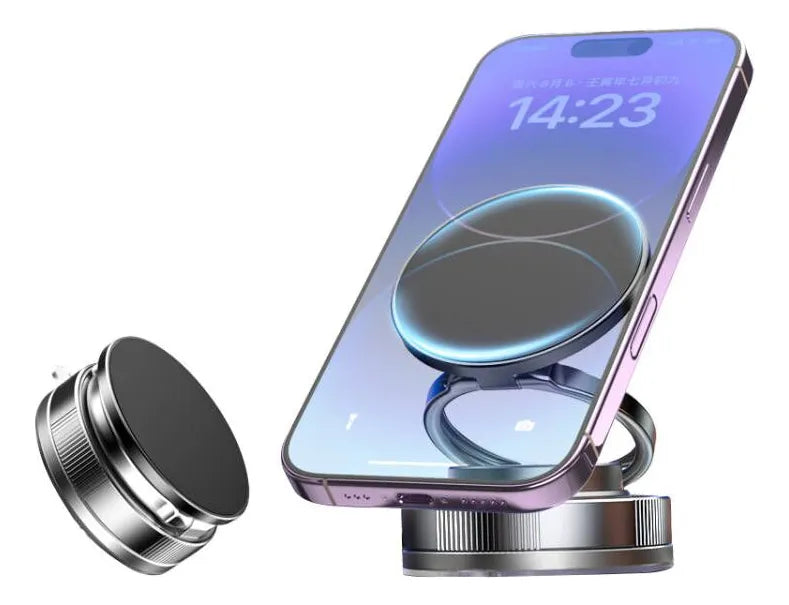 Soporte Magnético Porta Celular Auto Hogar 360° Imán Ventosa