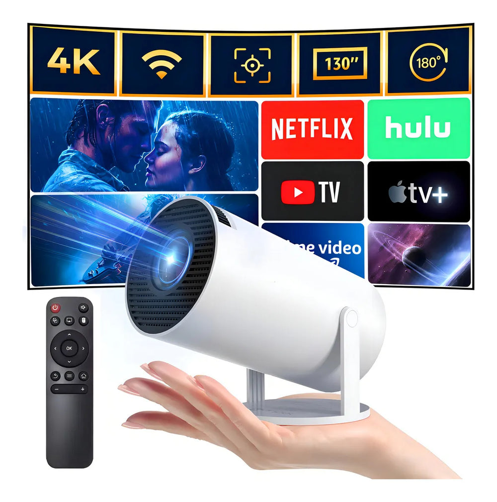 🎥 Proyector Portátil -  4k Hy300 Full Hd Wifi Hdmi Android 11 Bt 5.0 🎥